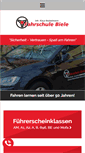 Mobile Screenshot of fahrschule-biele.de